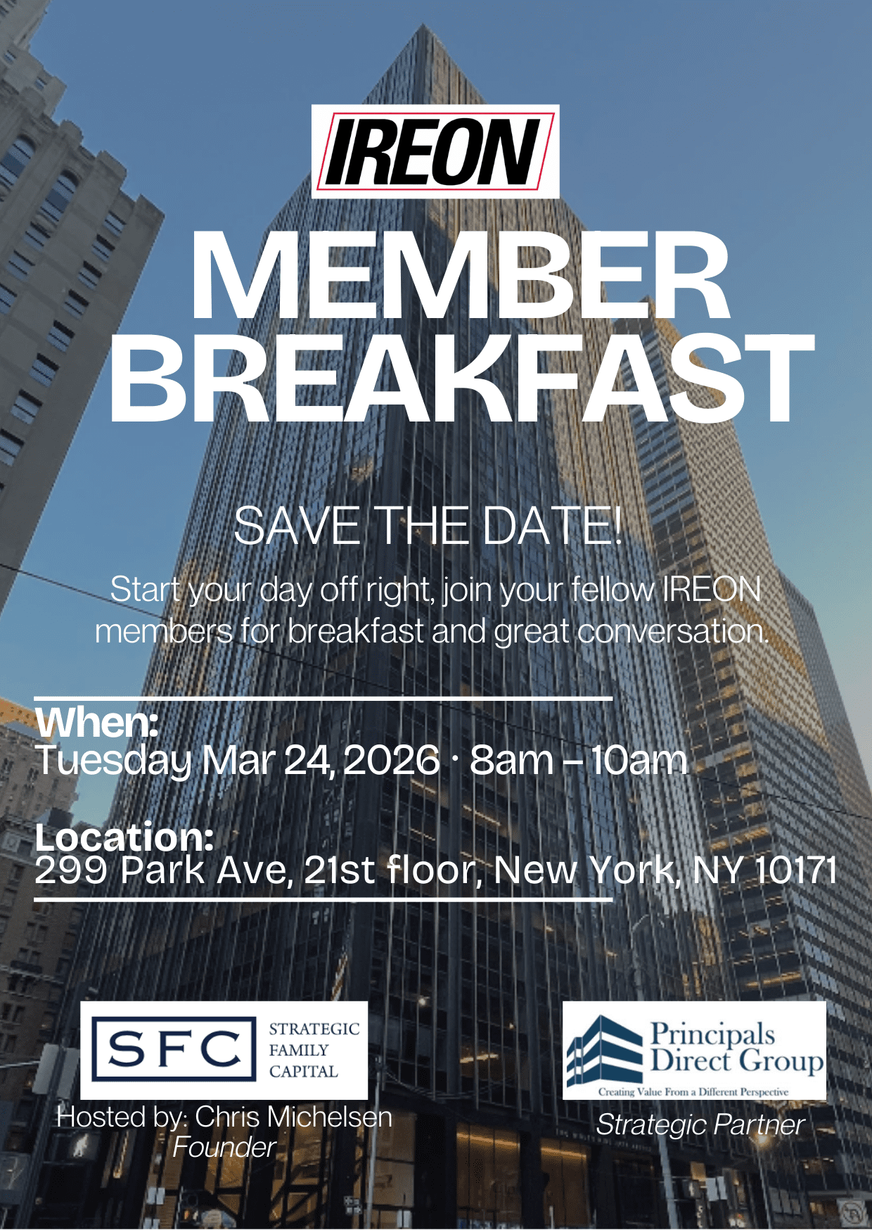 Member Breakfast at Strategic Family Capital